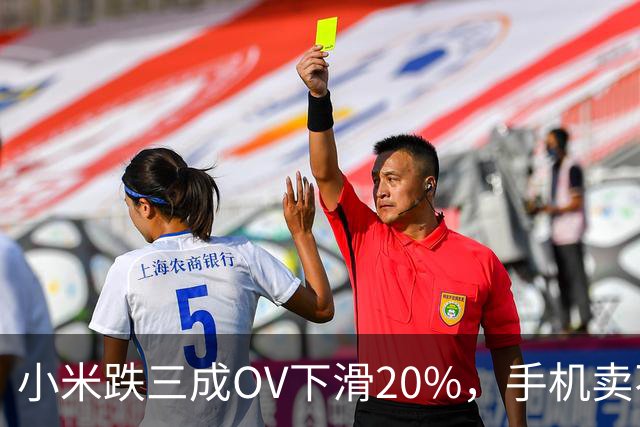 小米跌三成OV下滑20%，手机卖不动了谁更慌？
